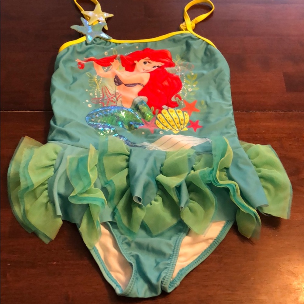 Disney Ariel girls one piece swim suit